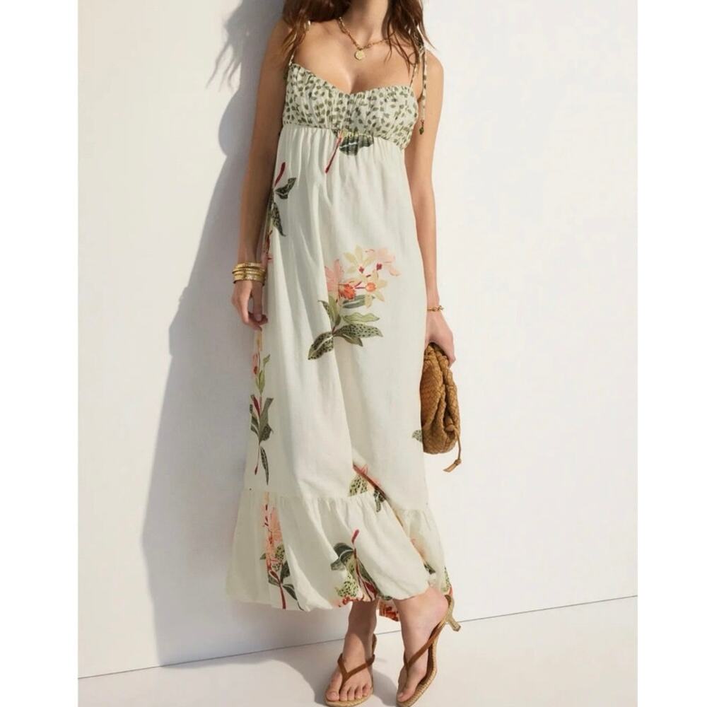 Dress To Flourish floral Maxi Dress Medium